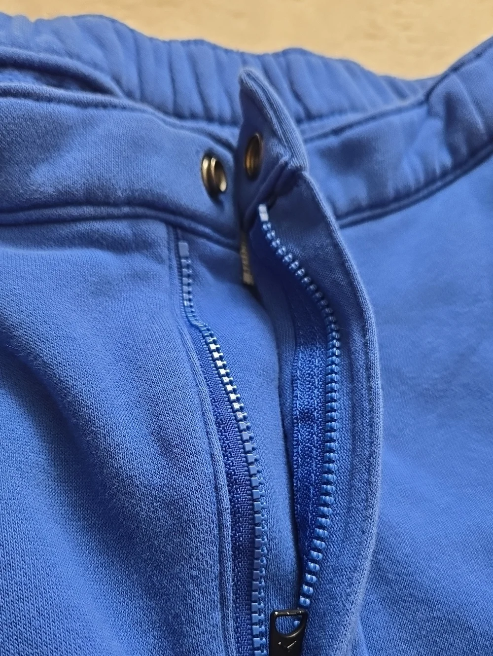 Jordan Flight Heritage Royal Blue Fleece Track Pants Adjustable Hem Large